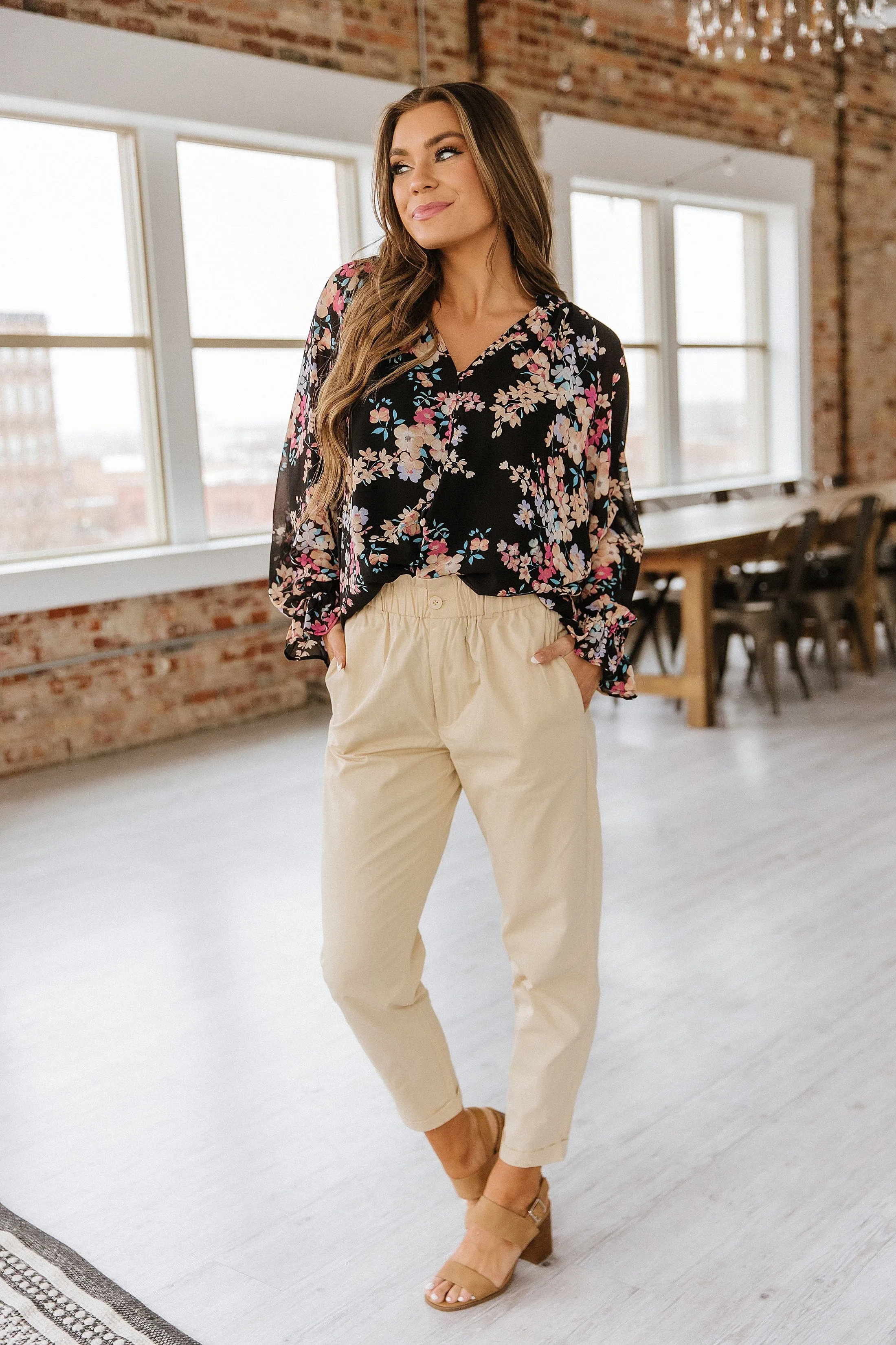 Aura Floral Print Blouse | DROPSHIP