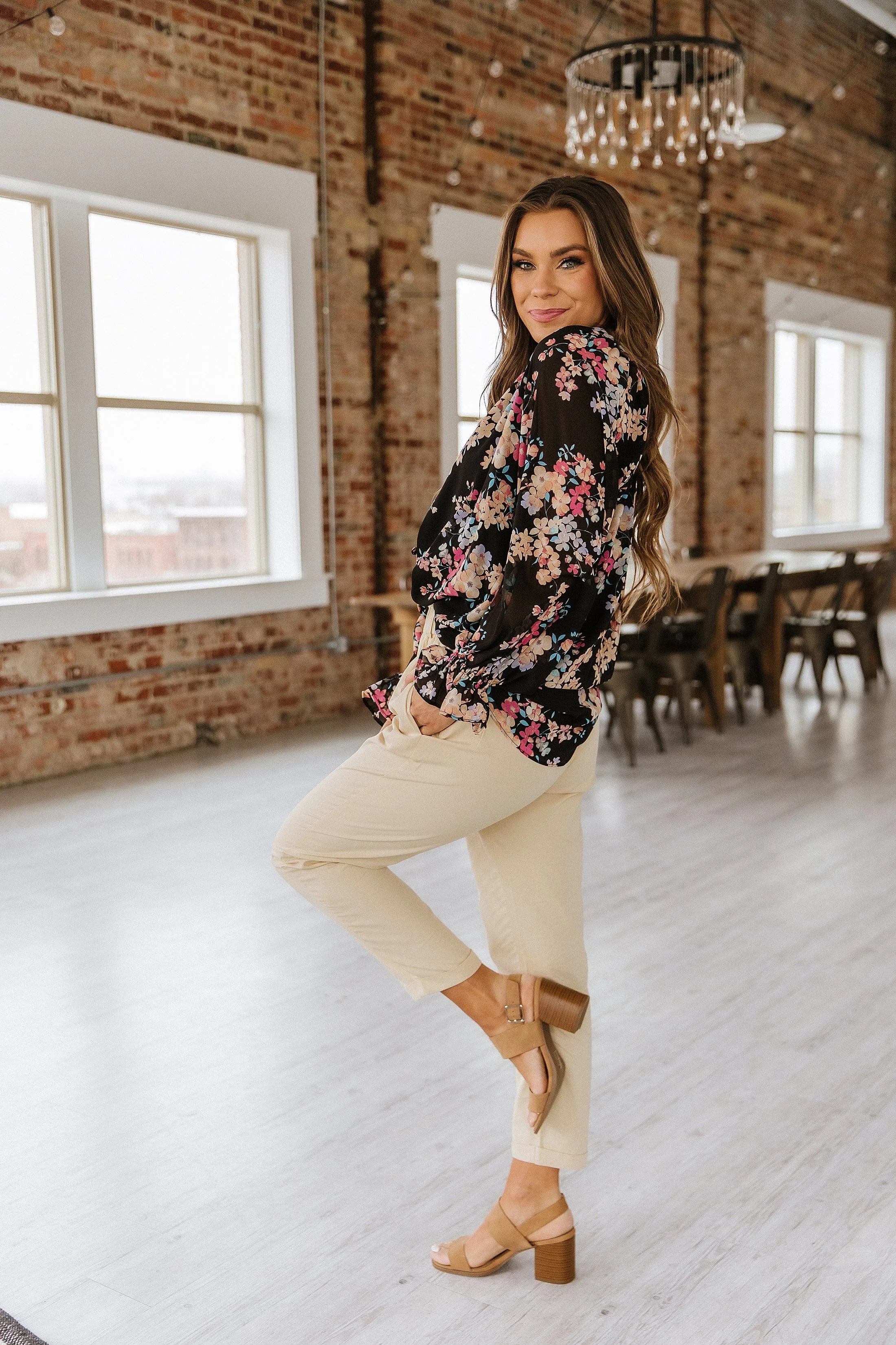 Aura Floral Print Blouse | DROPSHIP