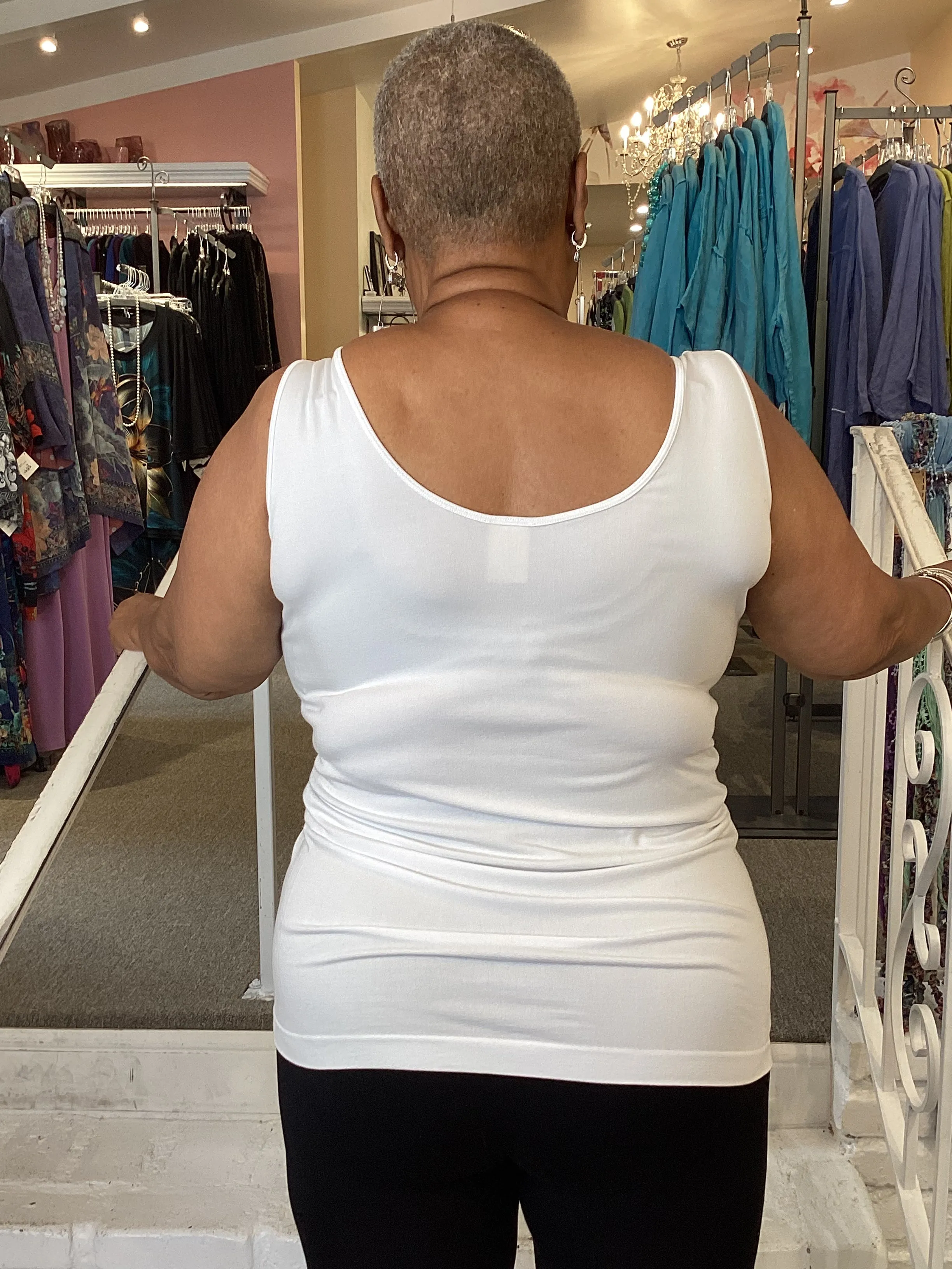 BAMBOO TANK - WHITE
