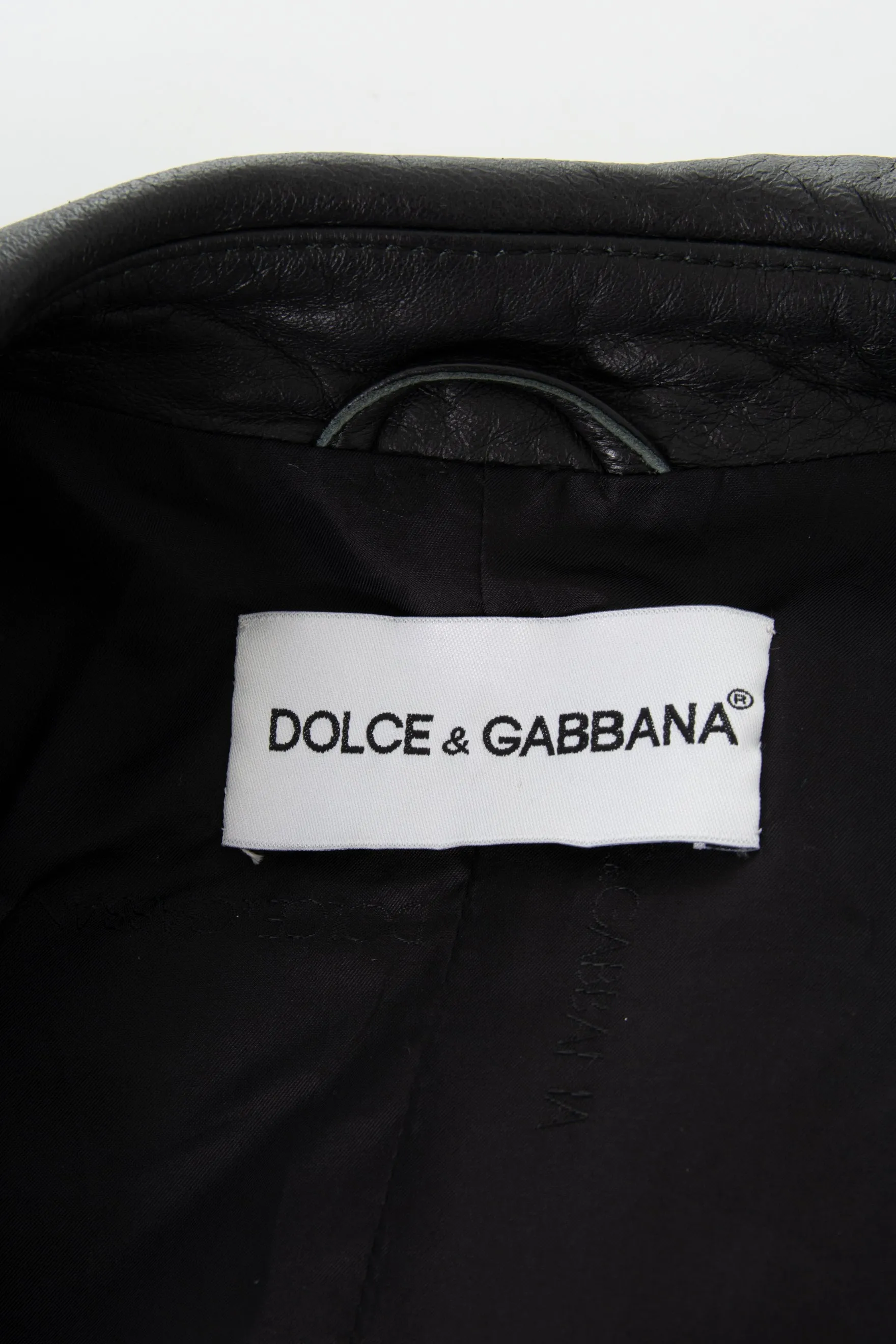 Black Leather Trench Coat