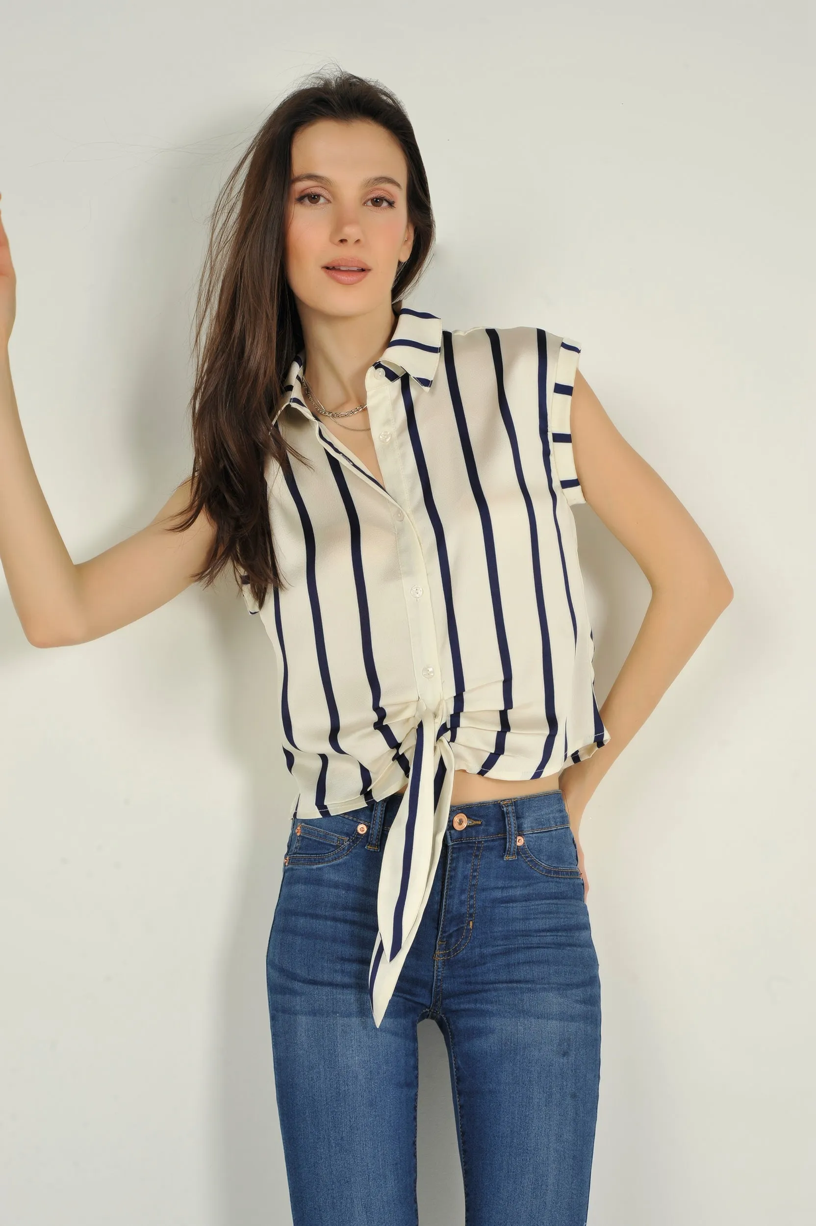 Blouse imprimée sans manches - ARABELLETSX1 - (E-C4)