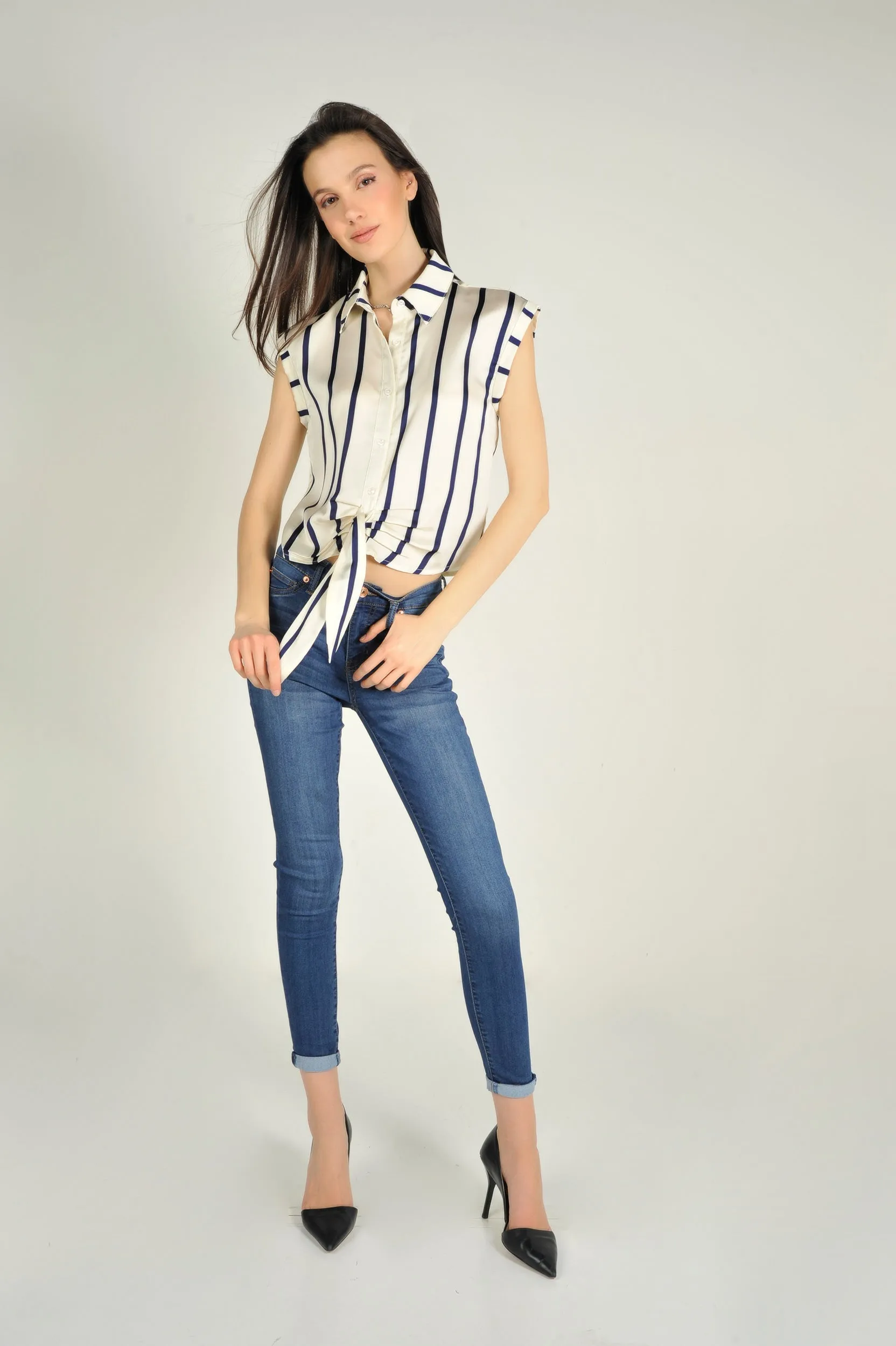 Blouse imprimée sans manches - ARABELLETSX1 - (E-C4)