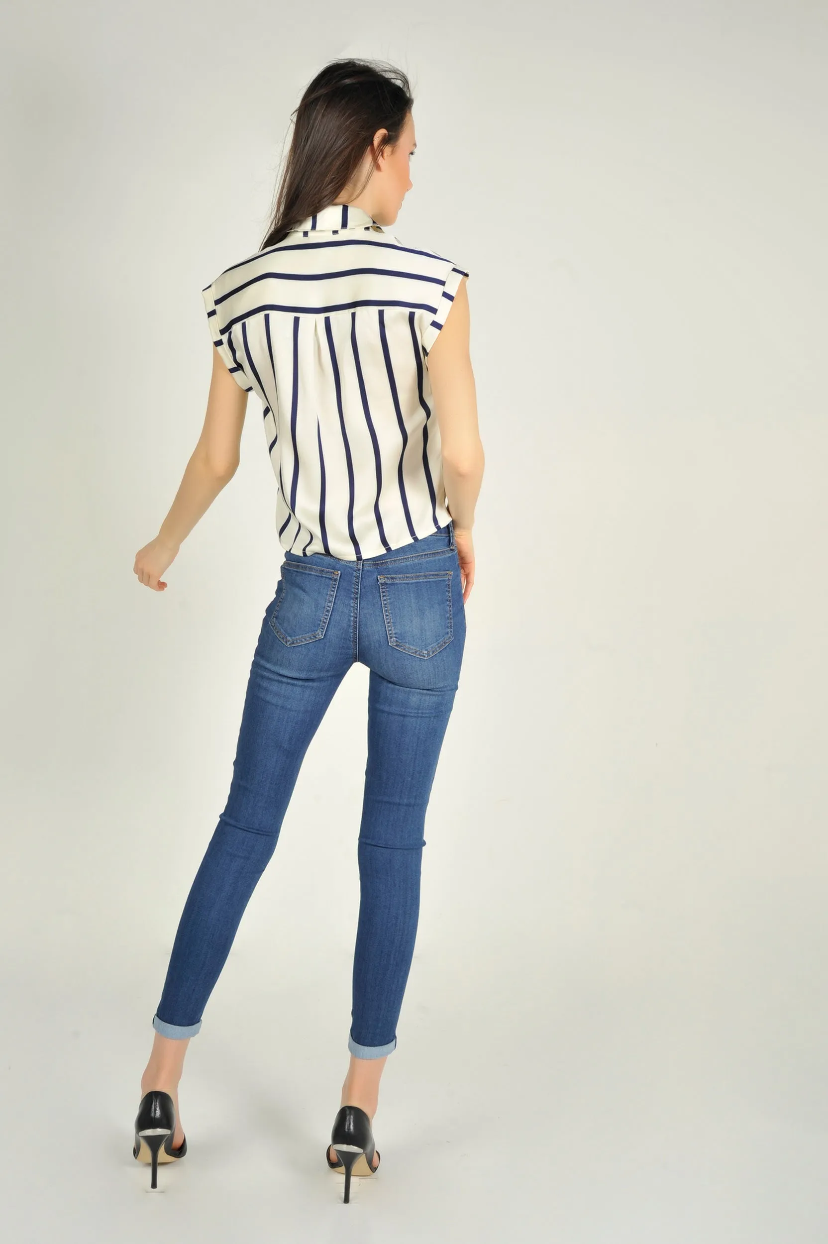 Blouse imprimée sans manches - ARABELLETSX1 - (E-C4)