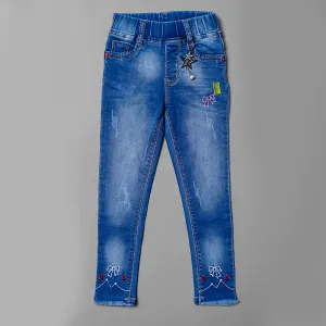 Blue Jeggings for Girls