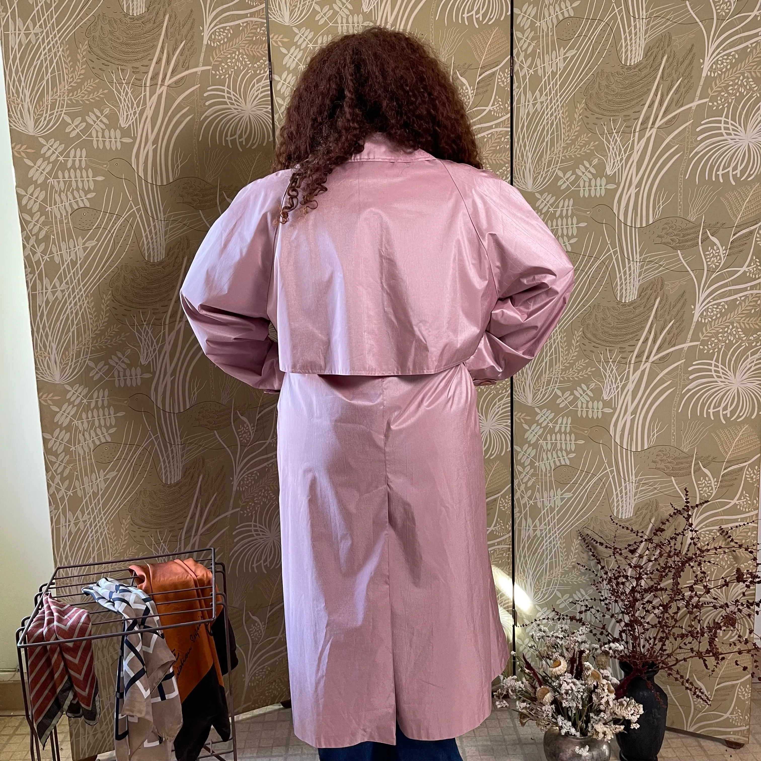 British Mist 1980s Trench Coat