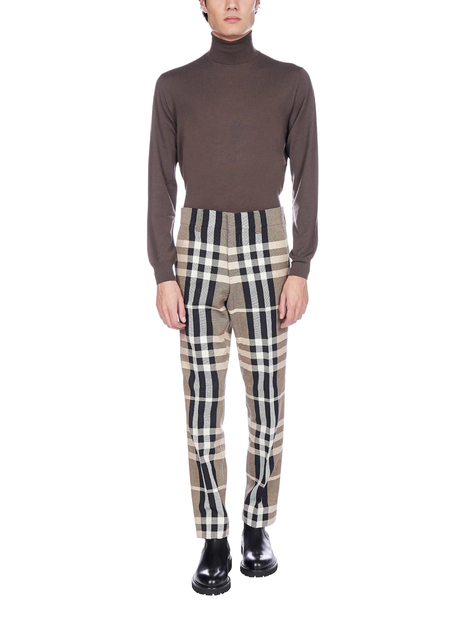 Burberry Checked Tailored Trousers