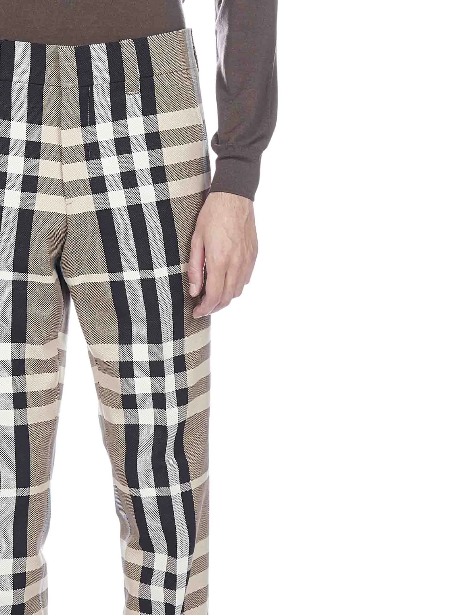 Burberry Checked Tailored Trousers