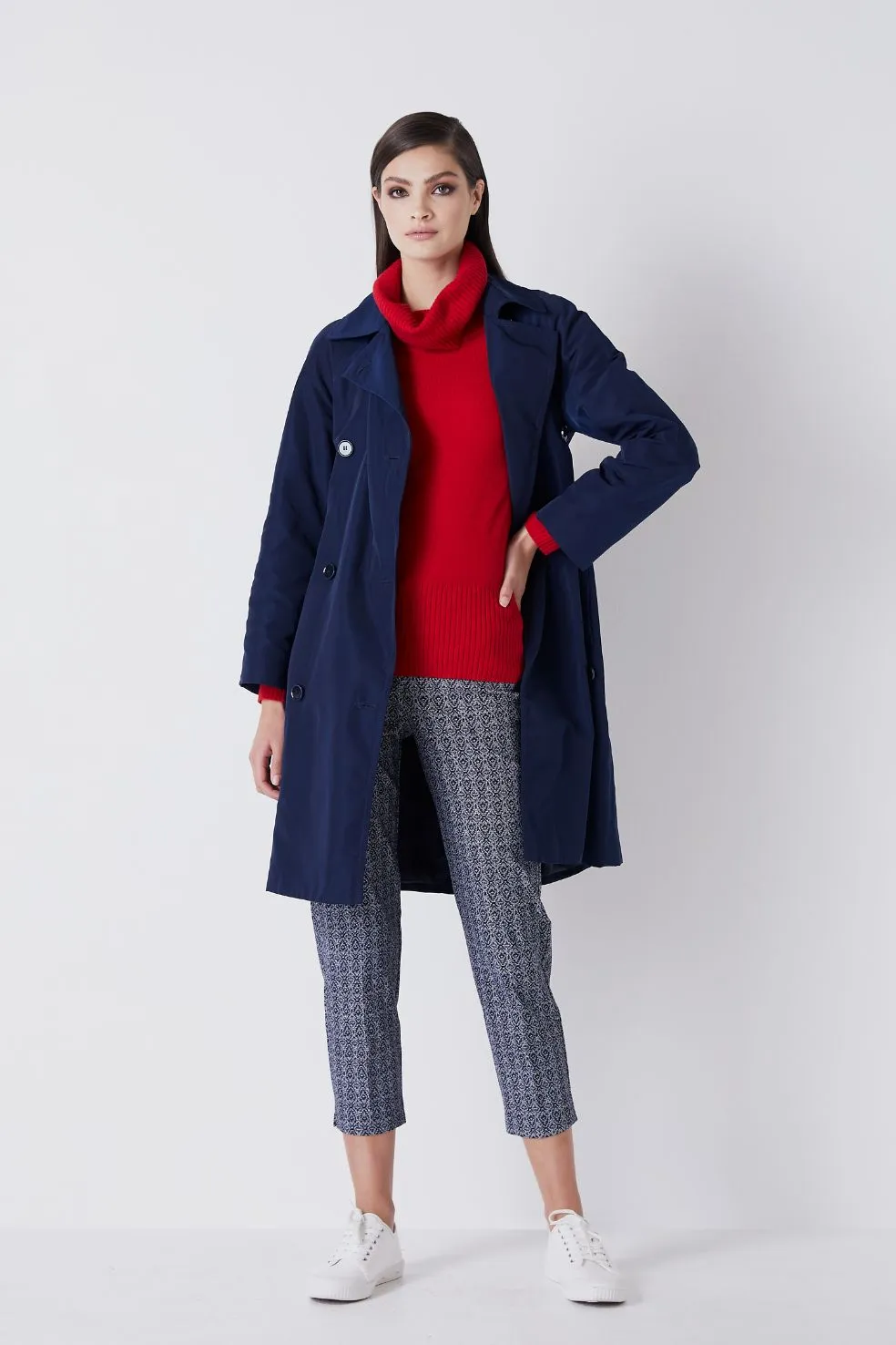 City Trench - Navy