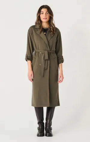 Dex Double Breatsed Knit Trench