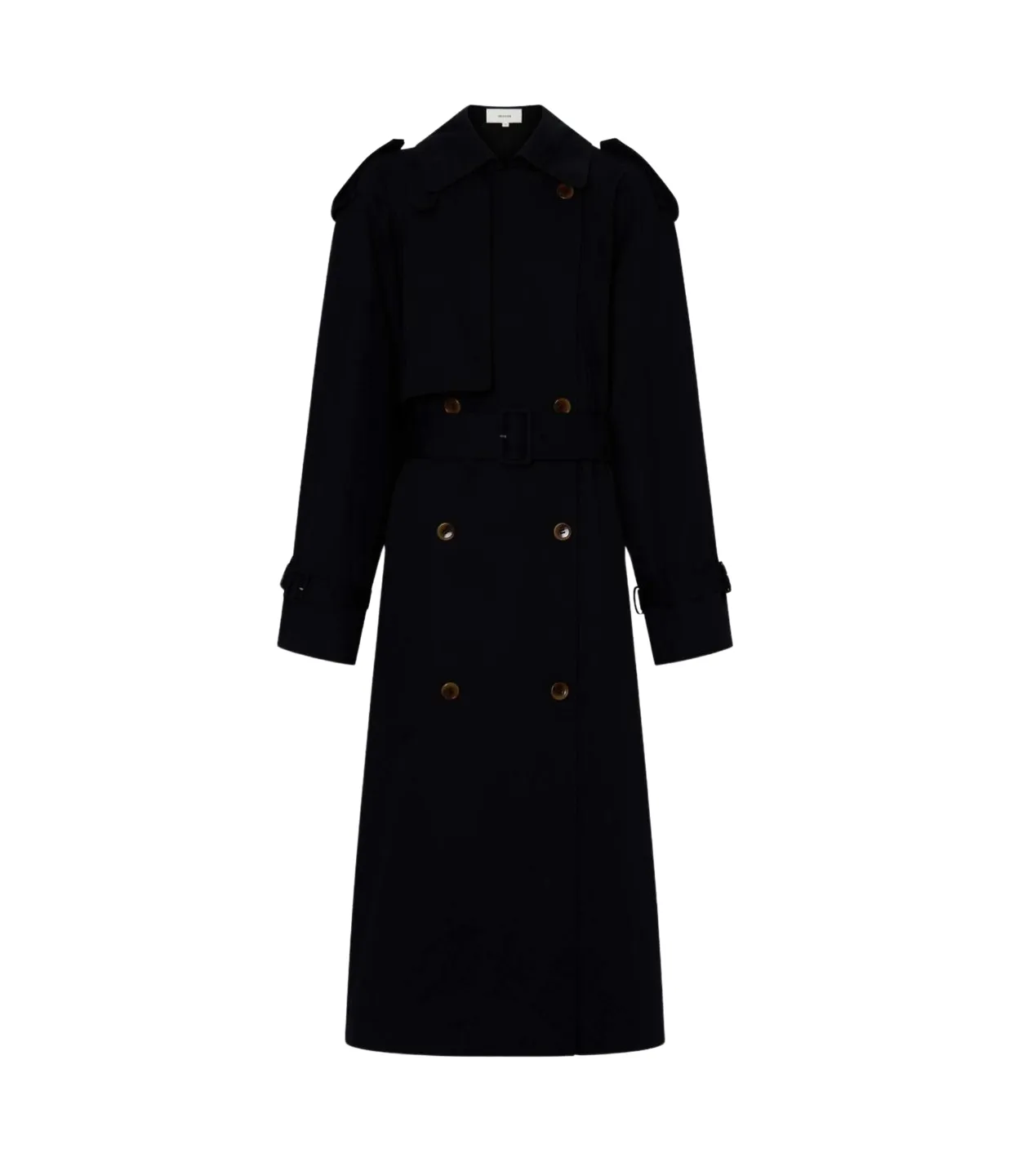 Essential Trench in Washed Black