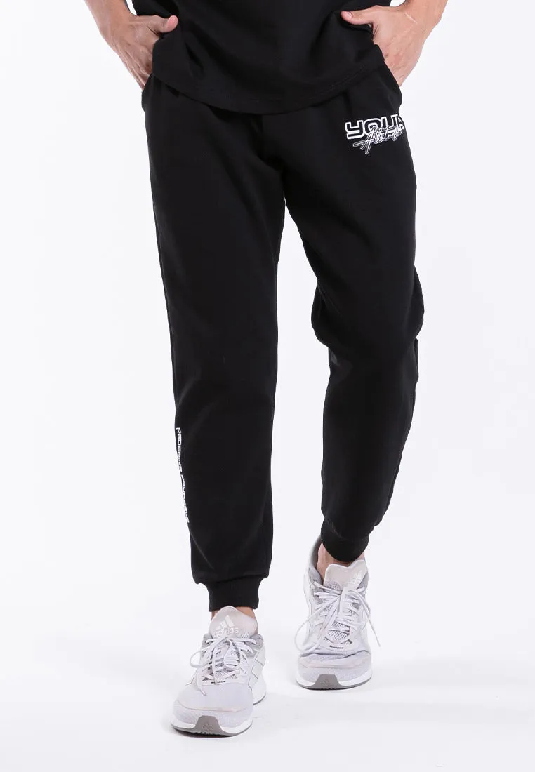 Forest Premium Weight Air-Cotton 240gsm Oversized Round Neck Tee Men / Long Pants | Baju T Shirt Lelaki - 23940 / 10792