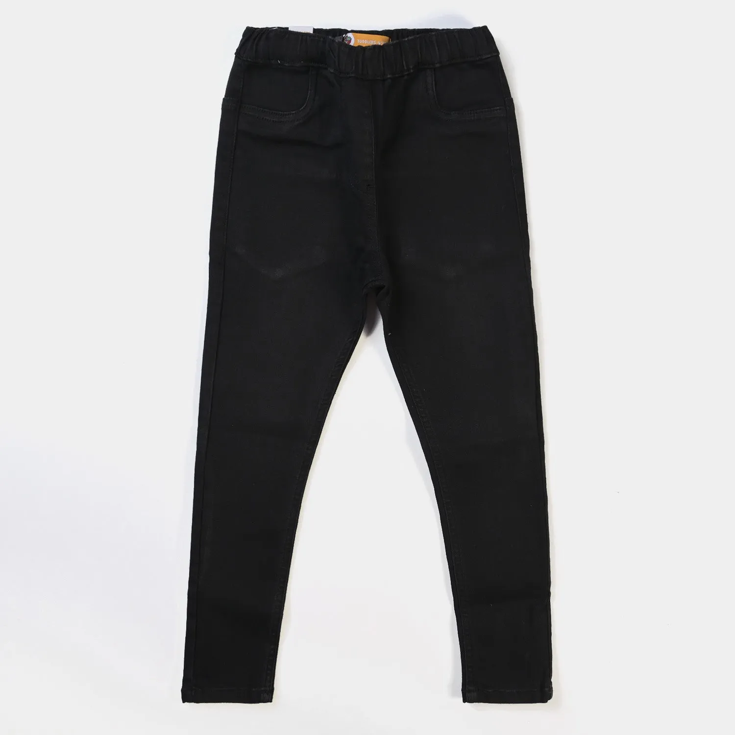 Girls Denim Stretch jegging Basic | Black