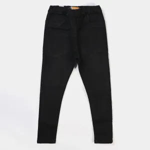 Girls Denim Stretch jegging Basic | Black
