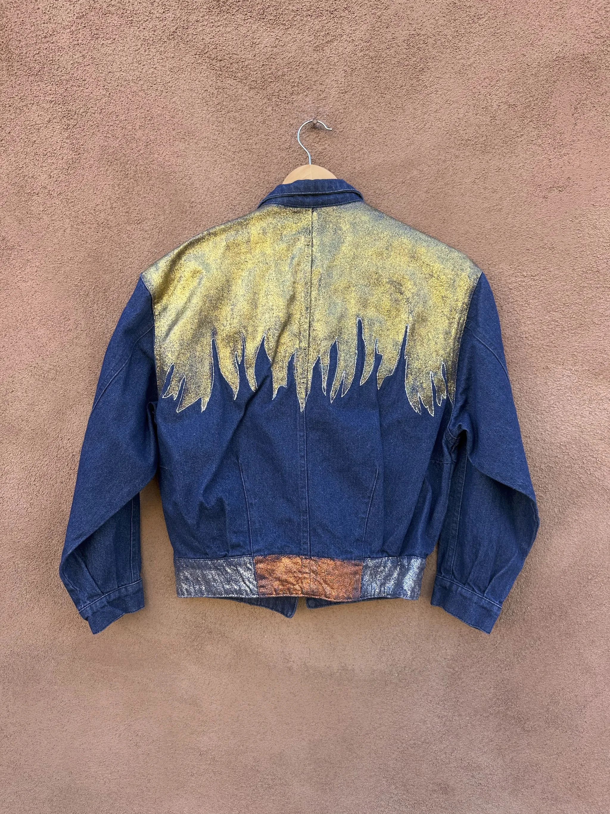 Glitter Cowgirl Denim Jacket - small