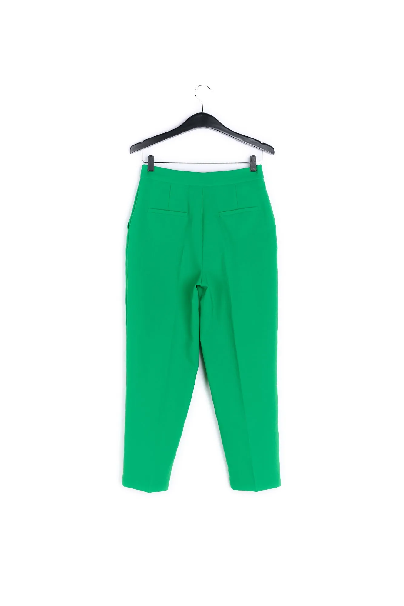 Green classic tailored trousers