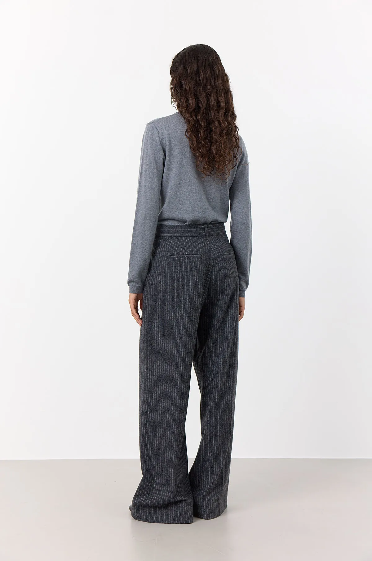 Iris Pant Dark Grey Melange