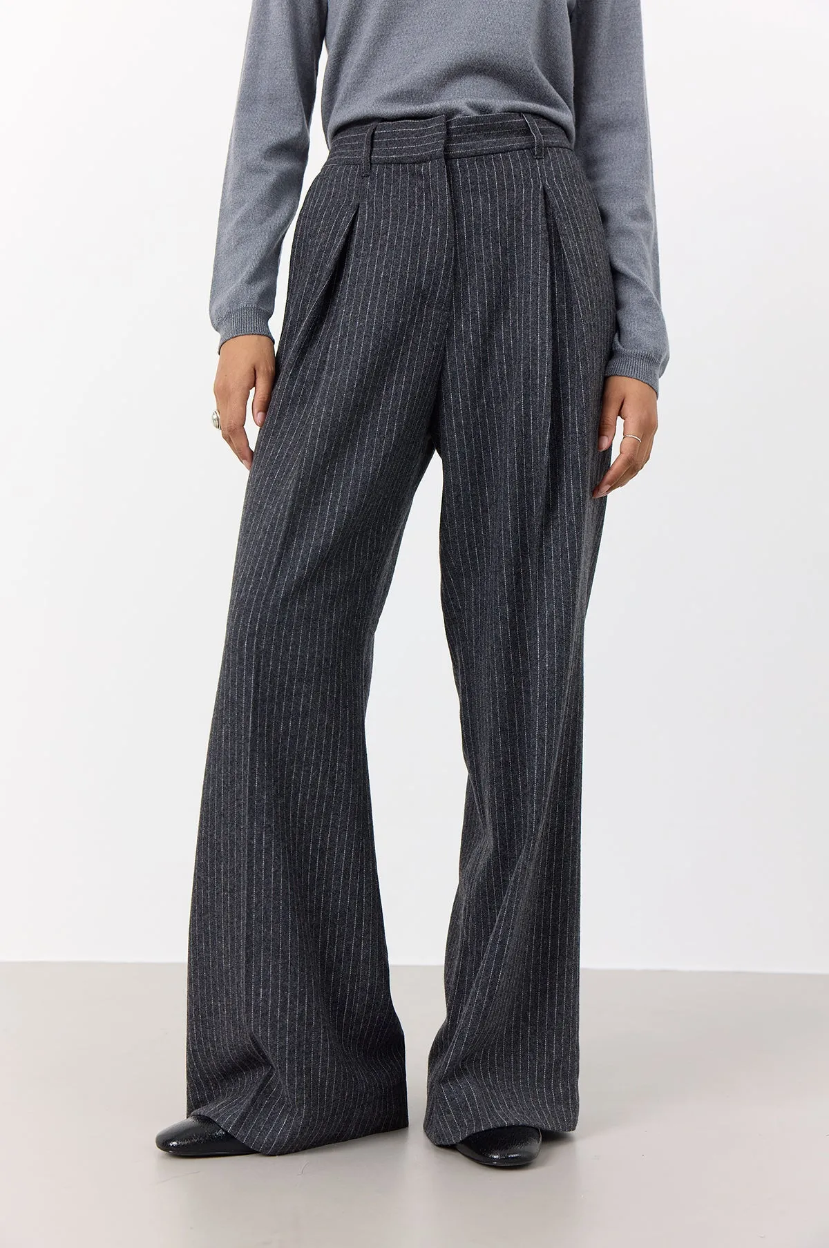 Iris Pant Dark Grey Melange
