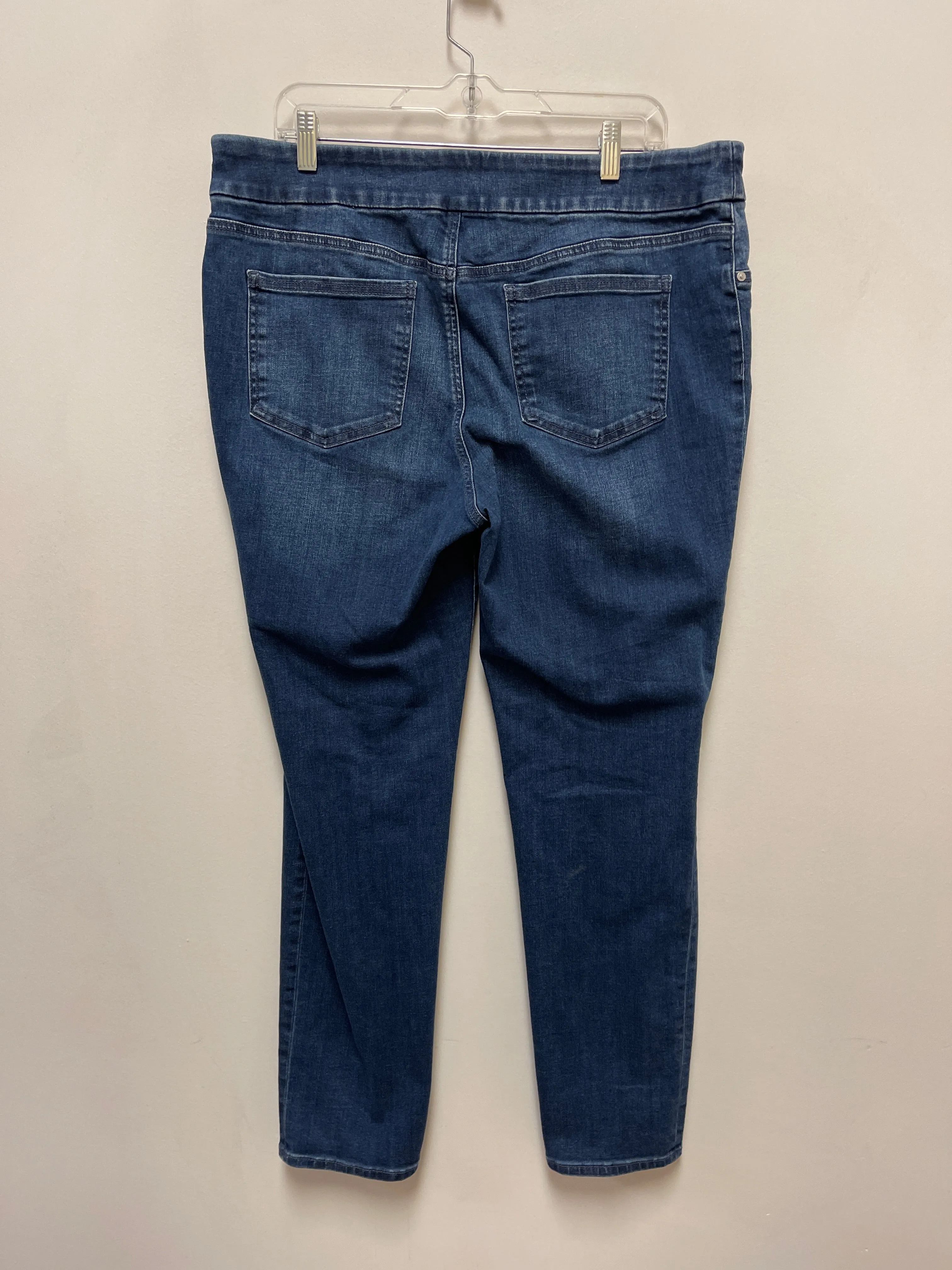 Jeans Jeggings By Chicos In Blue Denim, Size: 14