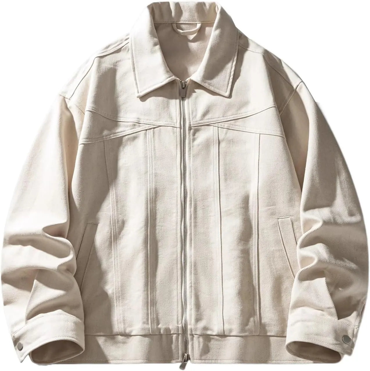 Men's Denim Jacket American Retro Spring Autumn Casual Coat
