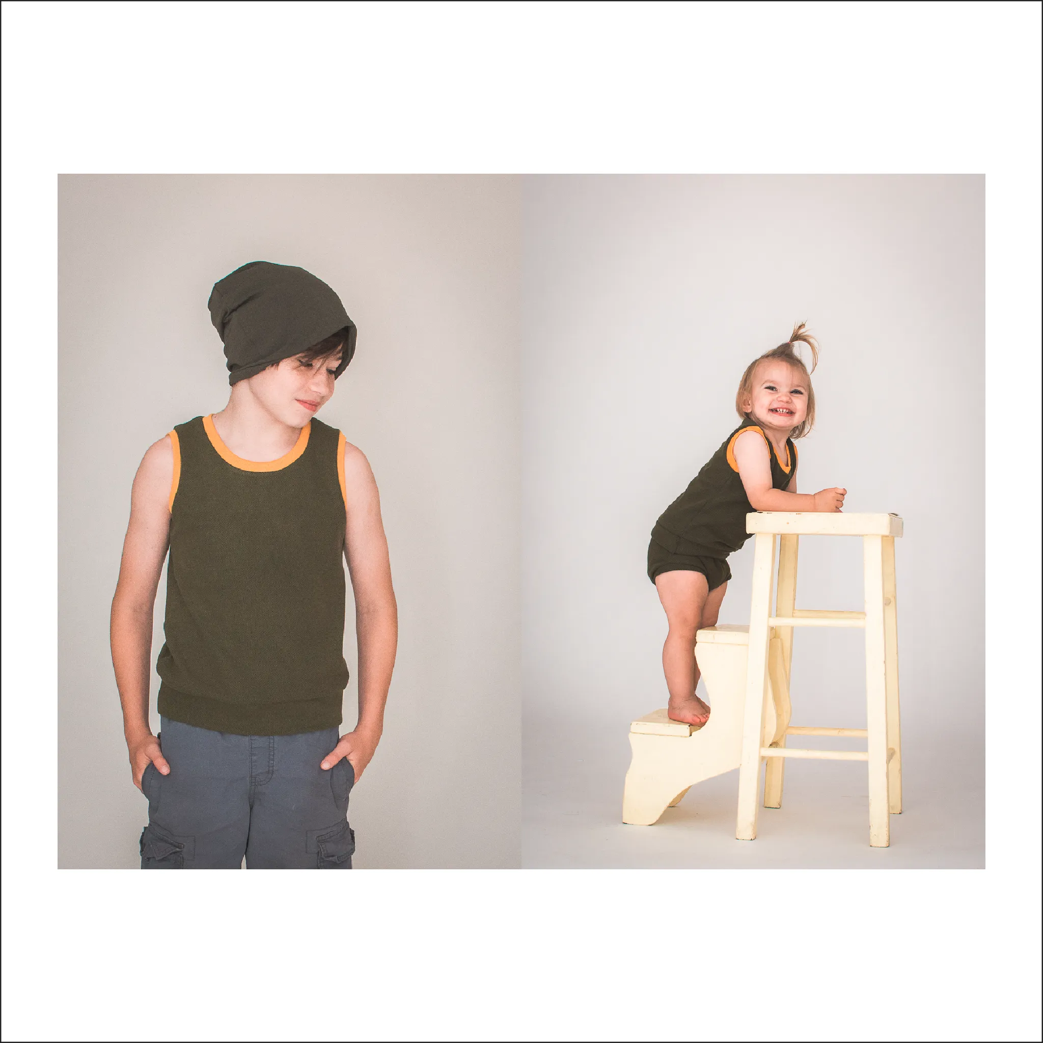 Northlake Tank   Muscle Tank | Newborn to Big Kid Sizes NB-18 | Beginner Level Sewing Pattern