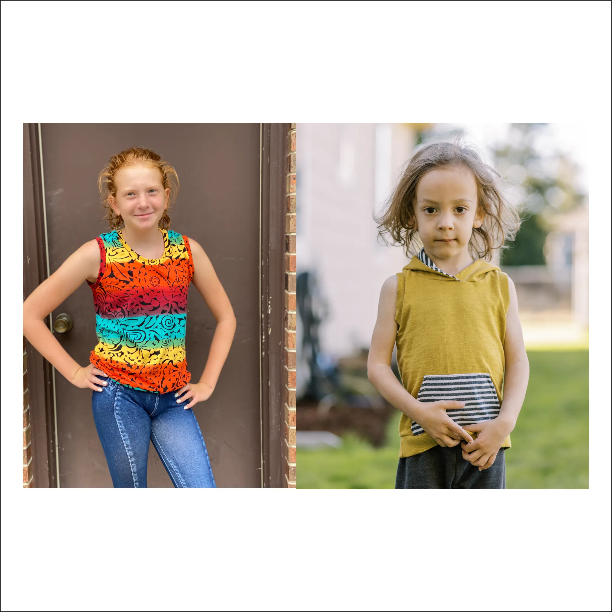 Northlake Tank   Muscle Tank | Newborn to Big Kid Sizes NB-18 | Beginner Level Sewing Pattern