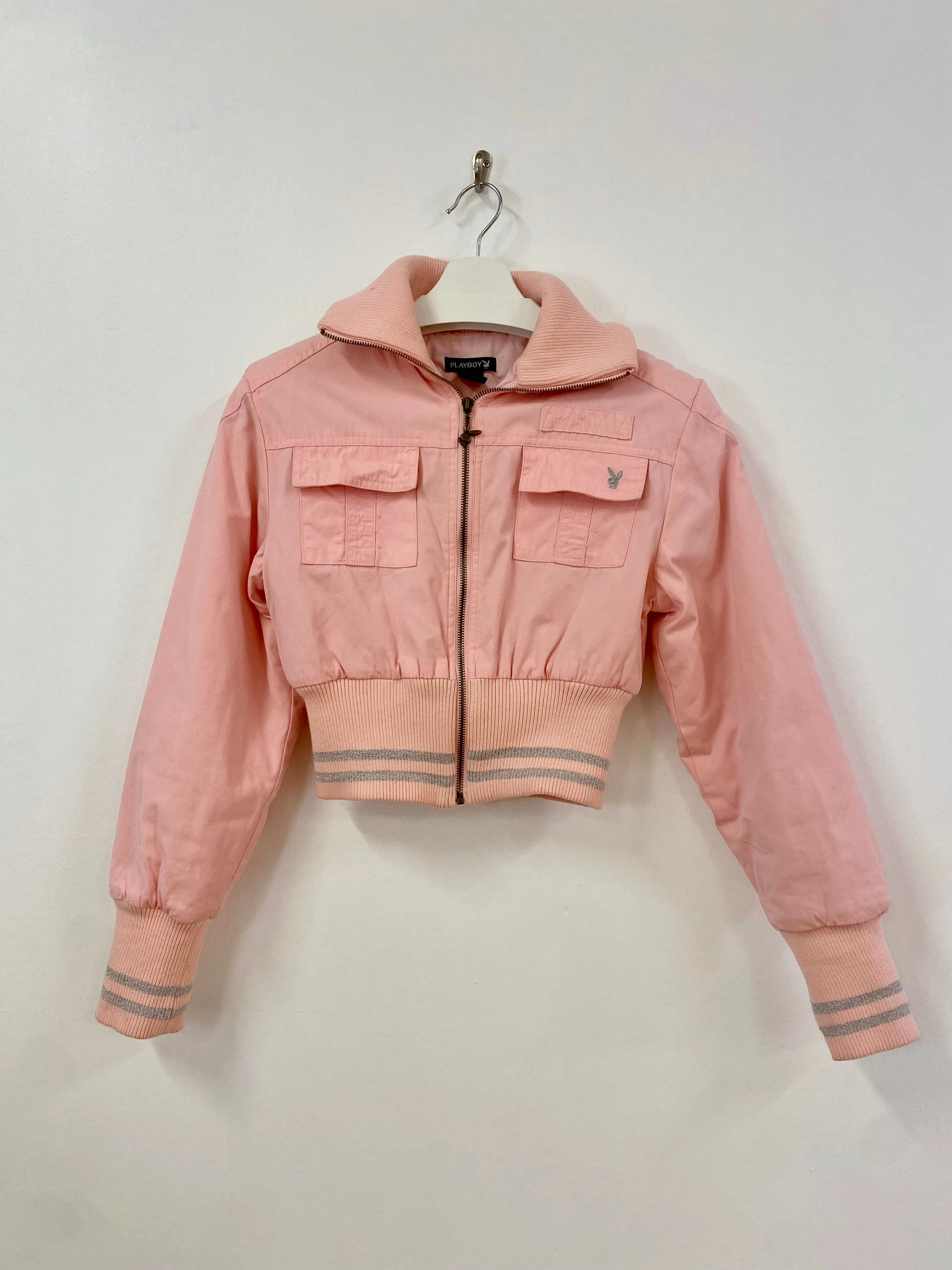 Pink Playboy Bomber