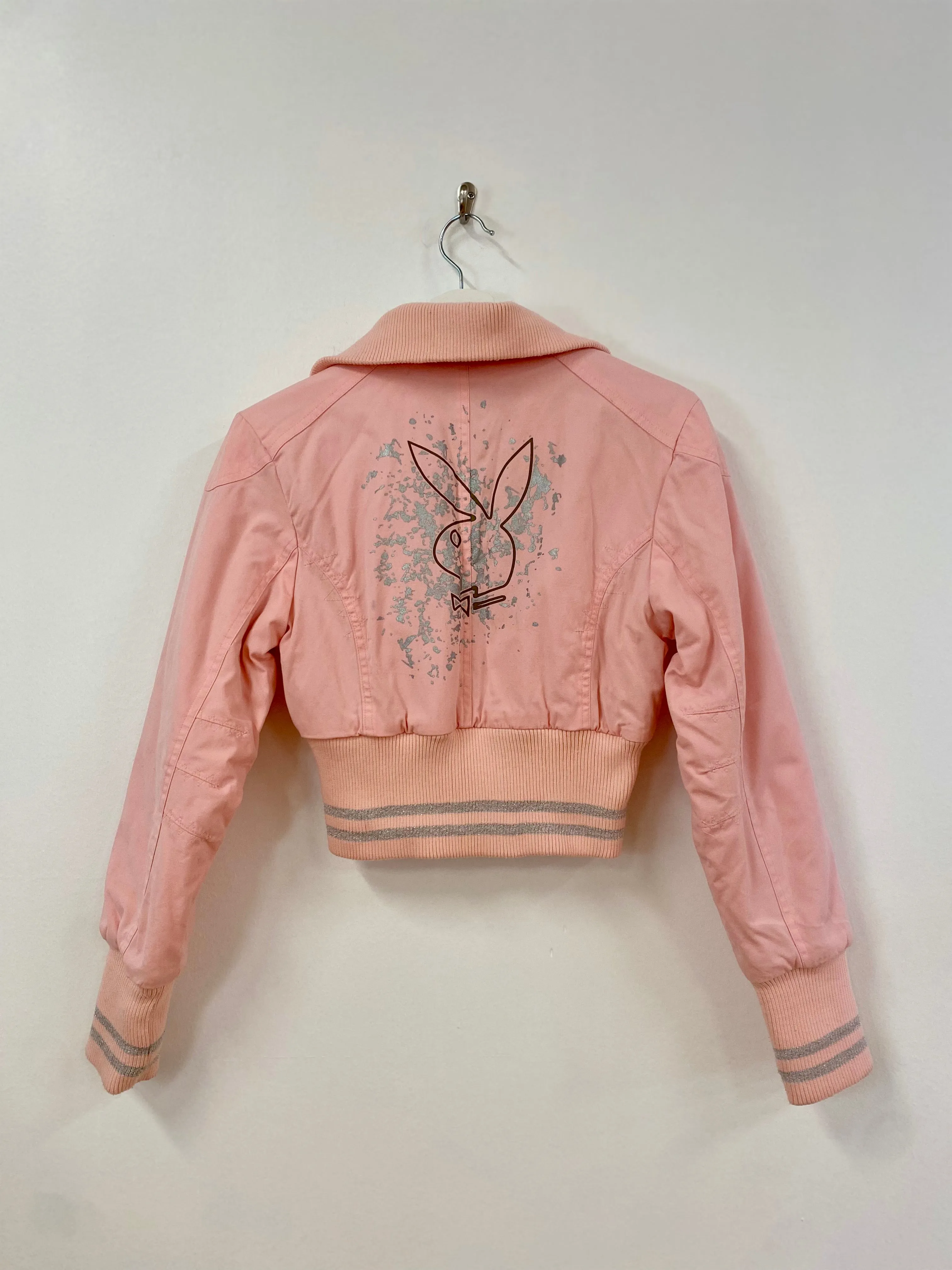 Pink Playboy Bomber