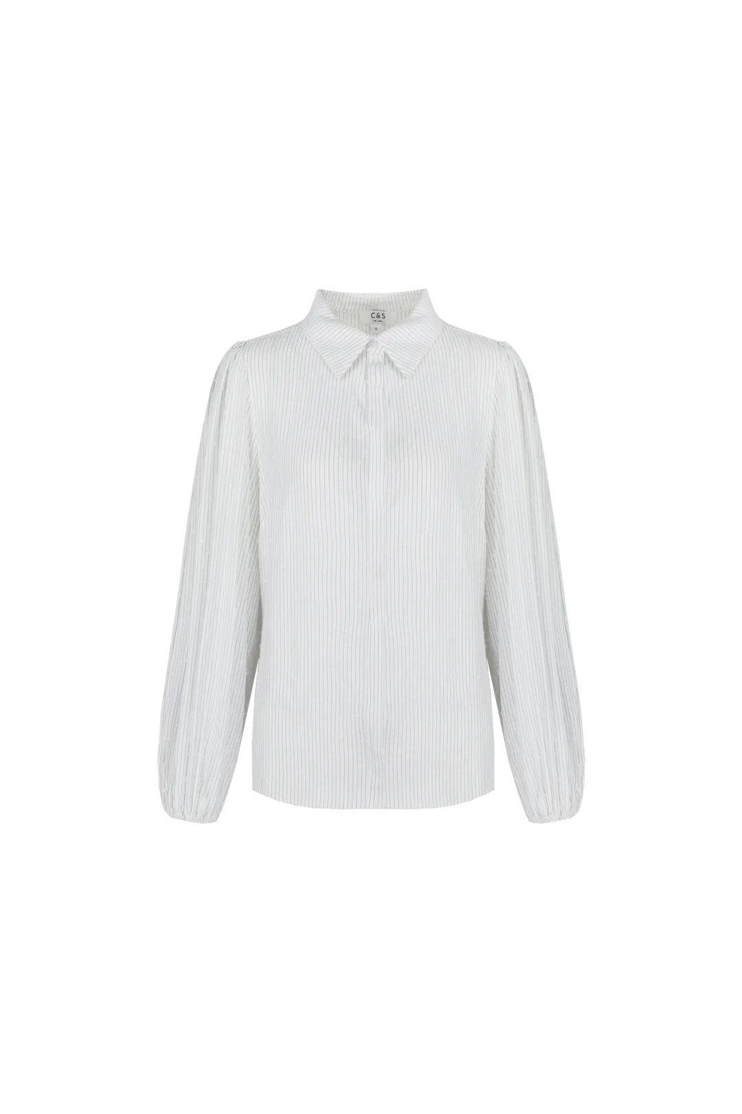 Quint blouse | Offwhite/Gray