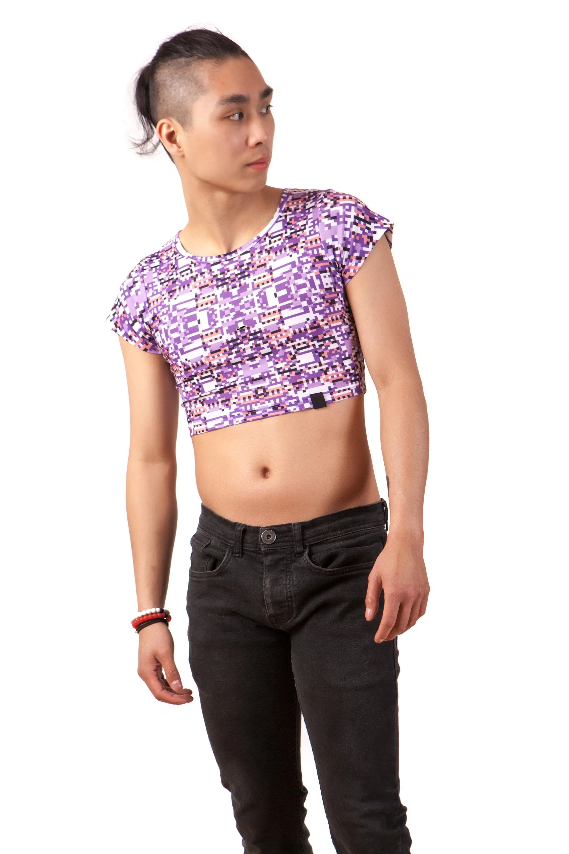 "RARE PIXEL" crop top