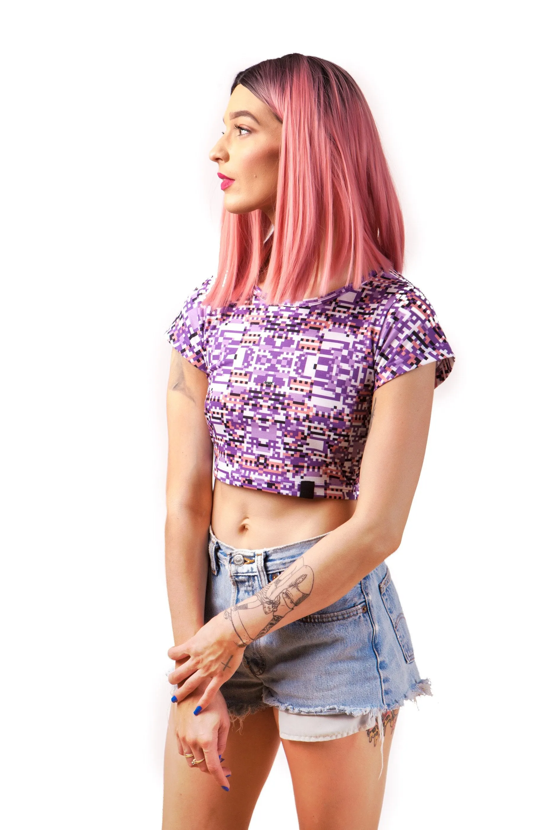 "RARE PIXEL" crop top