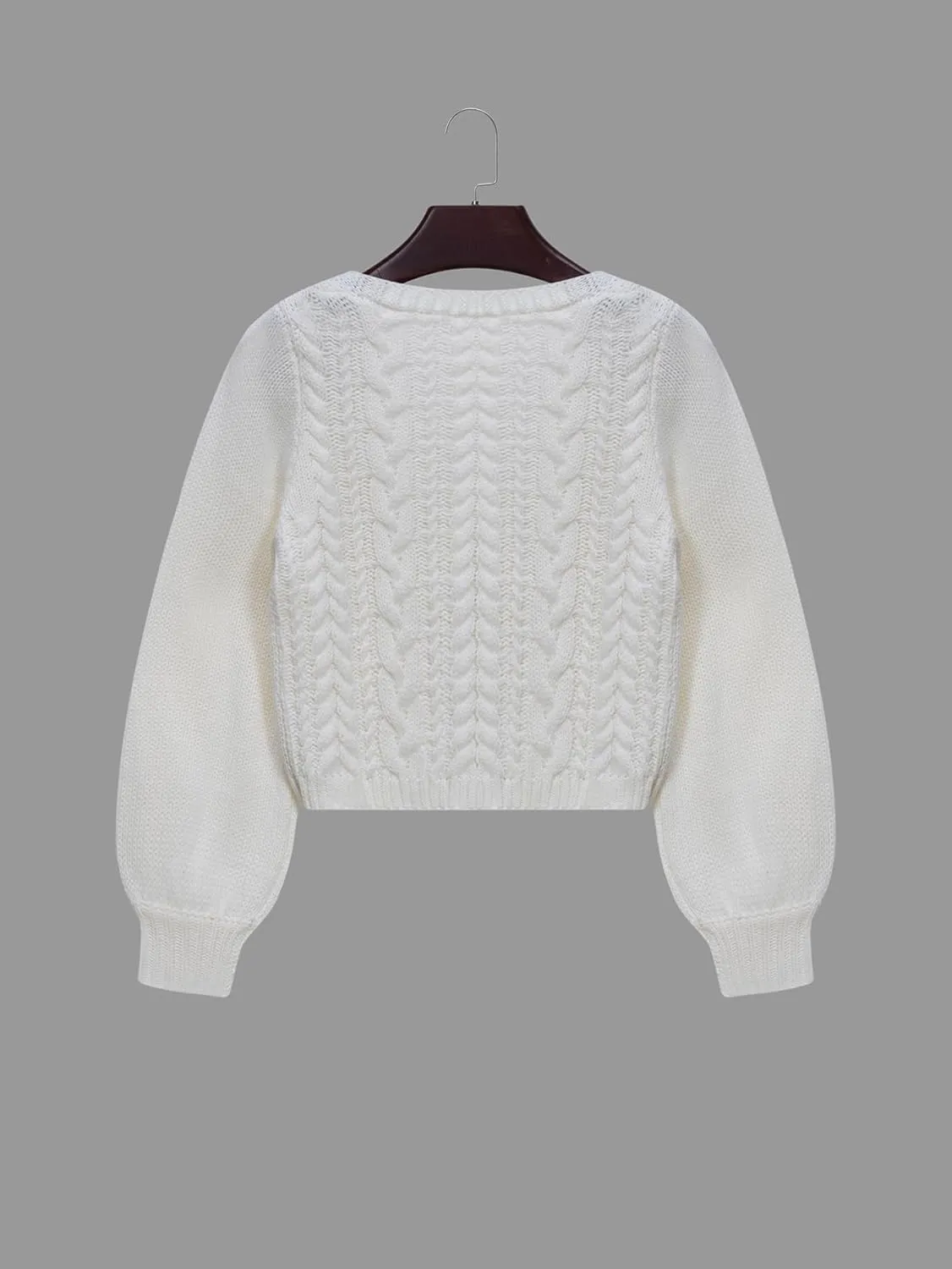 SOLY HUX Women's Tie Front Cardigan Sweaters Long Sleeve Bow Sweater Fall Winter Trendy Outerwear Tops