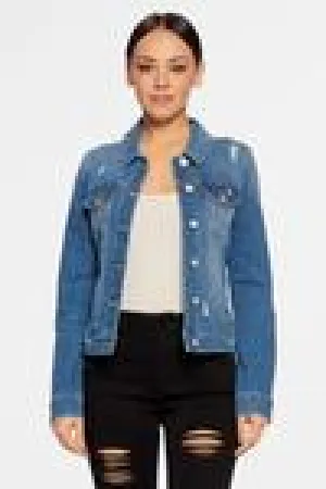 Stone Wash Denim Jacket
