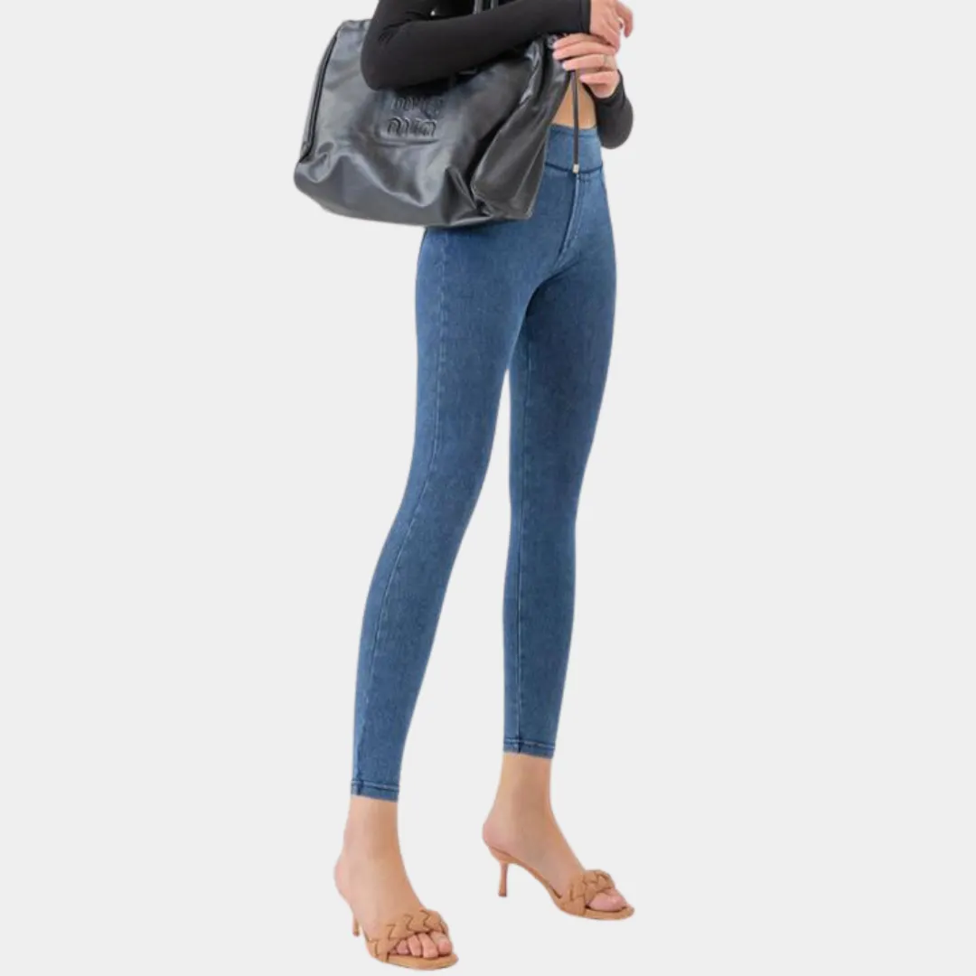 Uma Broek | Slim-fit Dames Denim Look Leggings