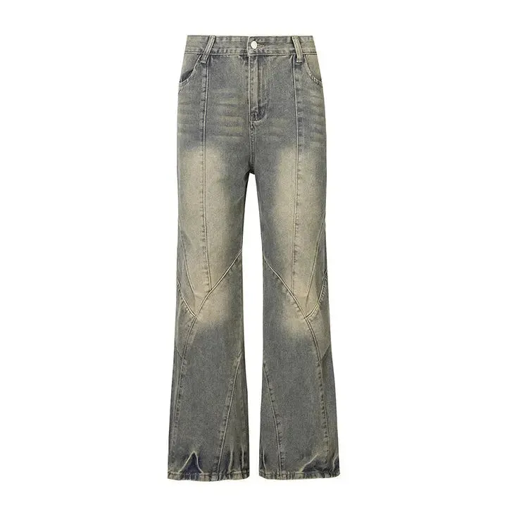 Washed Baggy Punk Casual Denim Jean