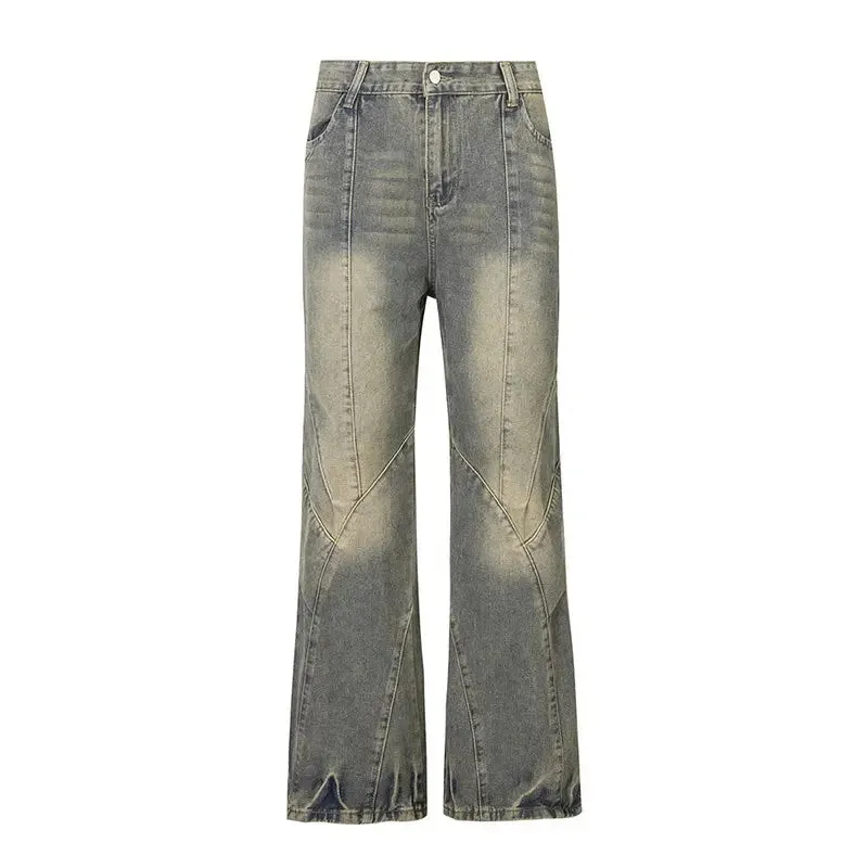 Washed Baggy Punk Casual Denim Jean
