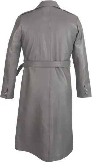 Women's Long Coat - Pure Leather Jacket Suit Coat - Slim Fit Button Down Coats for Outwear